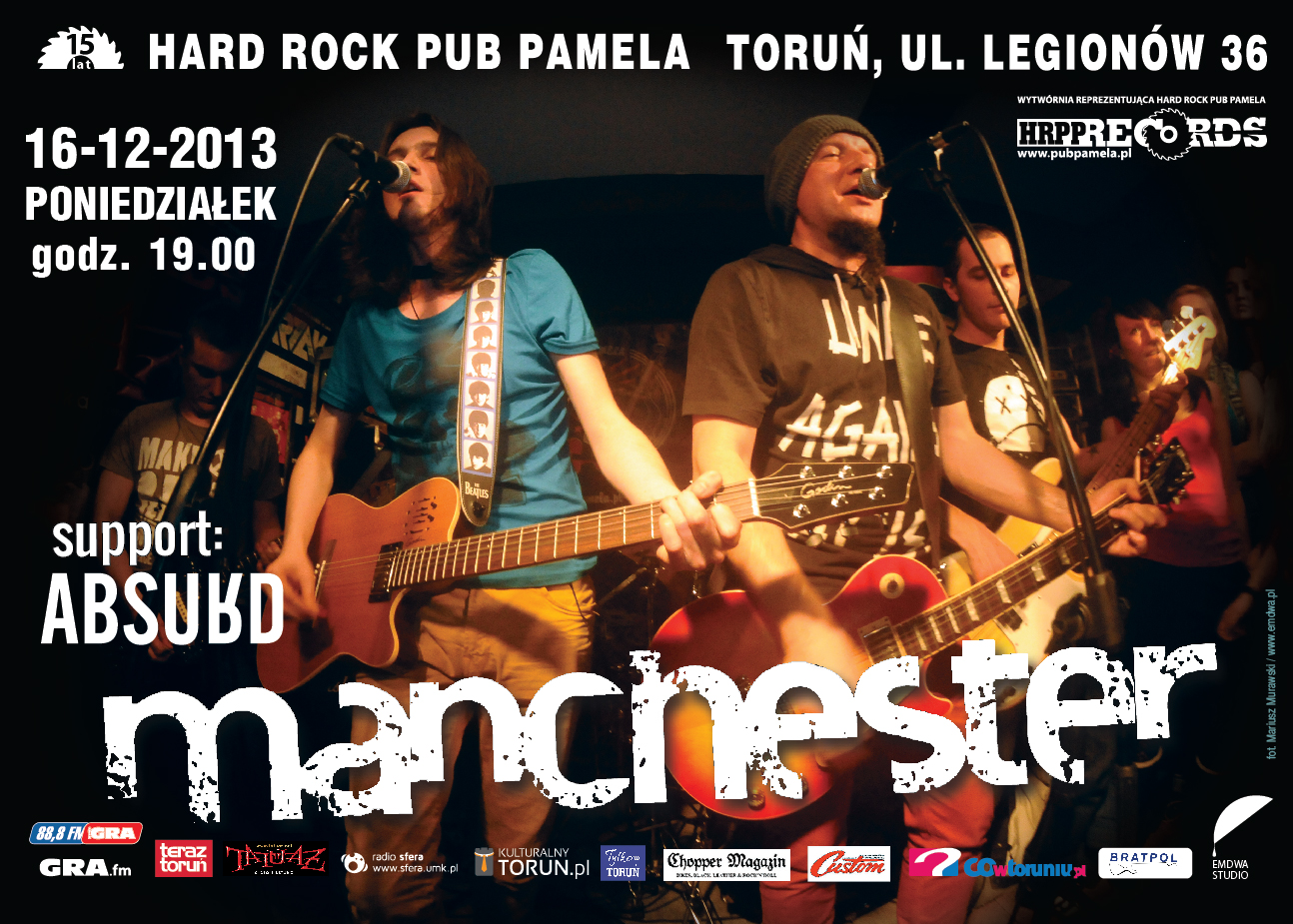 Manchester i Absurd w HRP Pamela