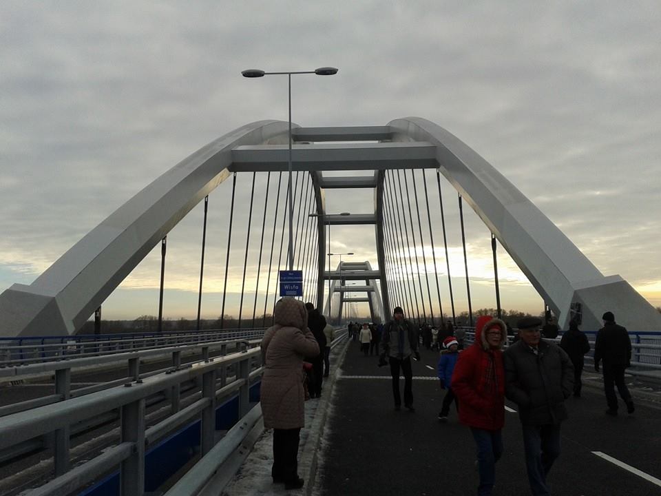 Wielkie otwarcie nowego mostu w Toruniu