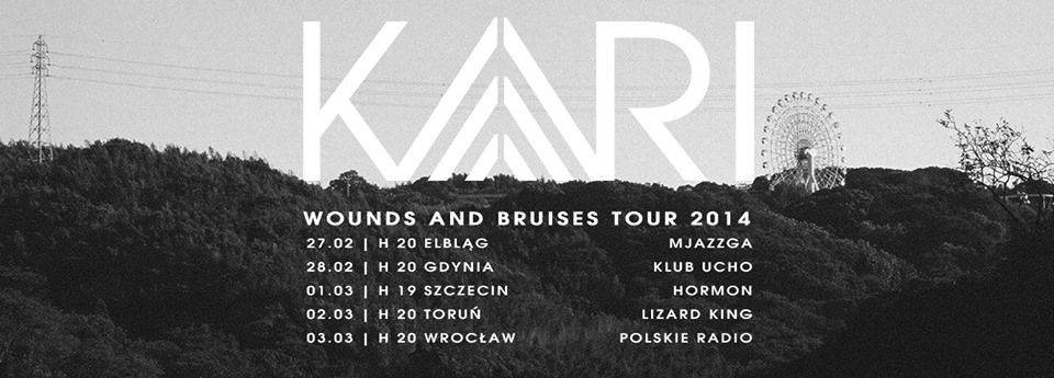 Wounds and Bruises Live Tour 2014
