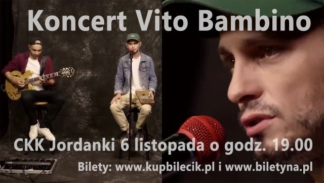 Vito Bambino w Toruniu – Zapowiedź koncertu