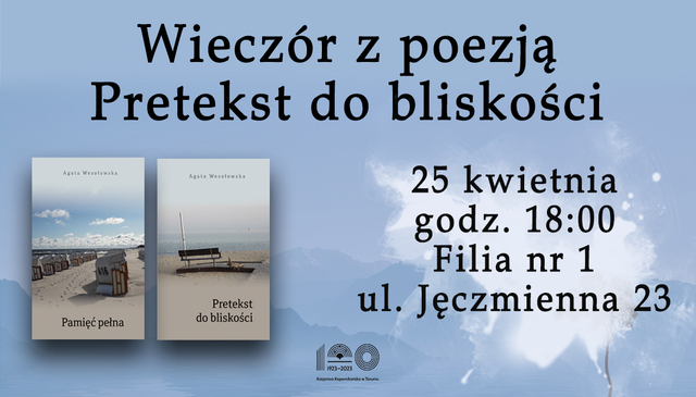 Bliskie spotkanie z poezją – zapowiedź wieczoru autorskiego